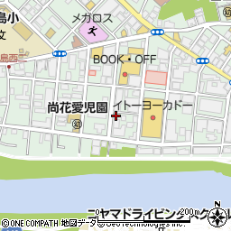 神奈川県横浜市港北区綱島西2丁目11-21周辺の地図