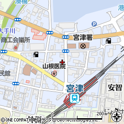 駅レンタカー宮津営業所周辺の地図