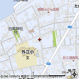 鳥取県境港市外江町2054周辺の地図