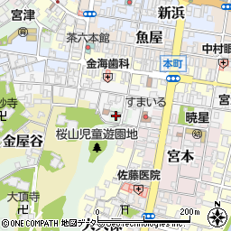 京都府宮津市万年2周辺の地図