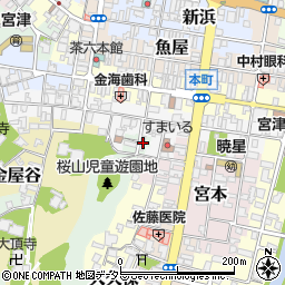 京都府宮津市万年1周辺の地図