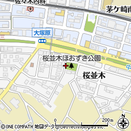 神奈川県横浜市都筑区桜並木周辺の地図