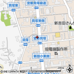 眼鏡市場　こうほく新吉田店周辺の地図