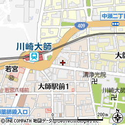 橋本印房周辺の地図
