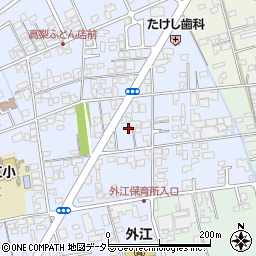 鳥取県境港市外江町1719周辺の地図