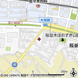 横浜桜並木郵便局 ＡＴＭ周辺の地図