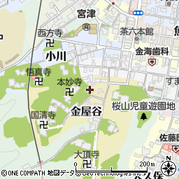 京都府宮津市金屋谷885-2周辺の地図