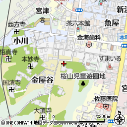 京都府宮津市金屋谷879周辺の地図