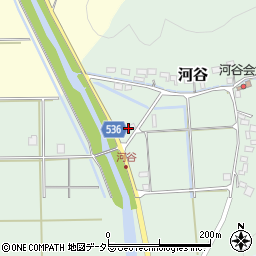 兵庫県豊岡市河谷7-1周辺の地図