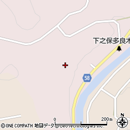 岐阜県関市下之保多良木周辺の地図