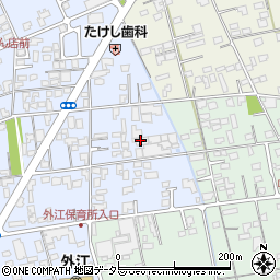 鳥取県境港市外江町1581周辺の地図