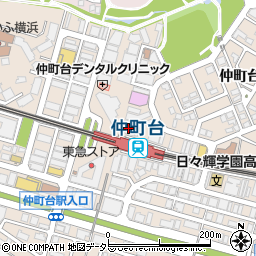 仲町台駅前眼科クリニック周辺の地図