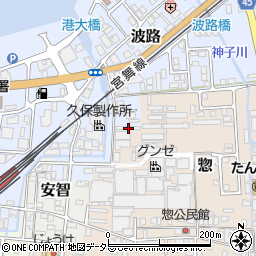 京都府宮津市波路2384-1周辺の地図