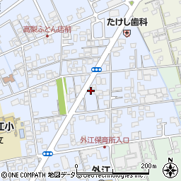 鳥取県境港市外江町1717-6周辺の地図