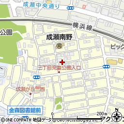 東京都町田市成瀬が丘3丁目周辺の地図