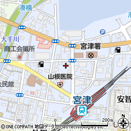 京都府宮津市鶴賀周辺の地図