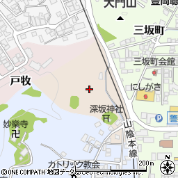 兵庫県豊岡市三坂周辺の地図
