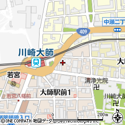 湘南ゼミナール　小中部・川崎大師周辺の地図