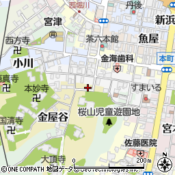 京都府宮津市金屋谷650-1周辺の地図