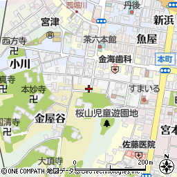 京都府宮津市金屋谷650周辺の地図
