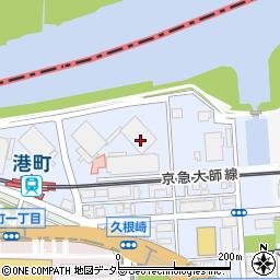 神奈川県川崎市川崎区港町周辺の地図