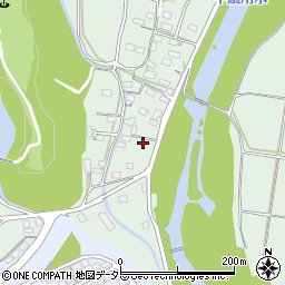 岐阜県美濃市横越202周辺の地図