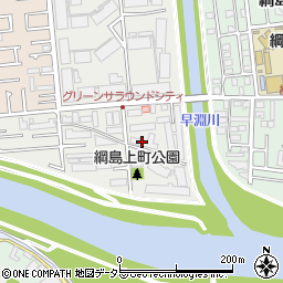 神奈川県横浜市港北区綱島上町45周辺の地図