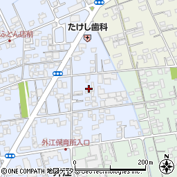 鳥取県境港市外江町1587-1周辺の地図