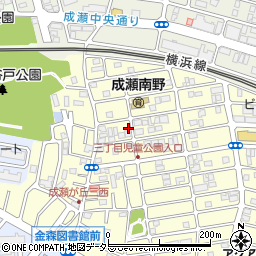 東京都町田市成瀬が丘3丁目28-4周辺の地図