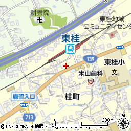 文理学院東桂校周辺の地図