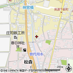 岐阜県美濃市2862周辺の地図