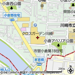 ＹＡＭＡＤＡ　ｗｅｂ．ｃｏｍクロスガーデン川崎幸店周辺の地図