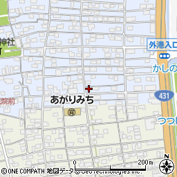 鳥取県境港市上道町42周辺の地図