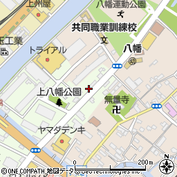 からあげ大将亭　本店周辺の地図