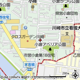 神奈川県川崎市幸区小倉4丁目27周辺の地図