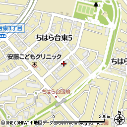 千葉県市原市ちはら台東周辺の地図