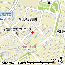 千葉県市原市ちはら台東周辺の地図