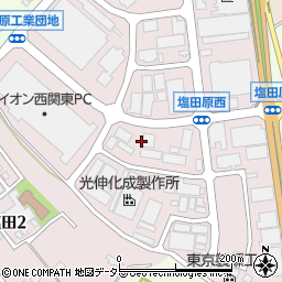神奈川県相模原市中央区田名塩田1丁目周辺の地図