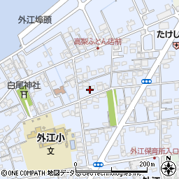 鳥取県境港市外江町1689周辺の地図