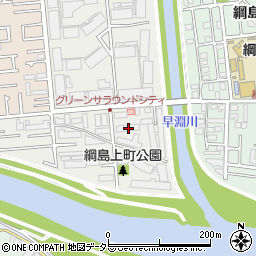 神奈川県横浜市港北区綱島上町41周辺の地図