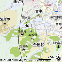 見性寺周辺の地図