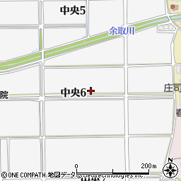 岐阜県美濃市中央6丁目周辺の地図