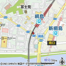 吉野家綱島駅東口店周辺の地図