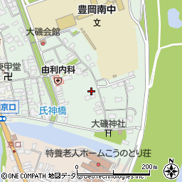 兵庫県豊岡市大磯町周辺の地図