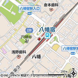 もぢょい有限会社 八幡宿駅西口店周辺の地図