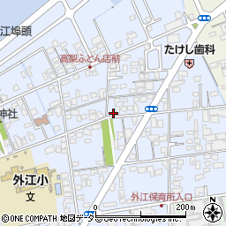 鳥取県境港市外江町1595-1周辺の地図