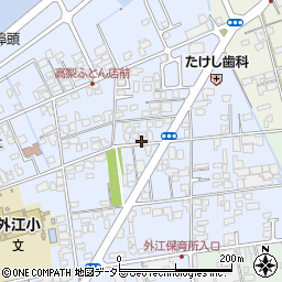 鳥取県境港市外江町1592周辺の地図