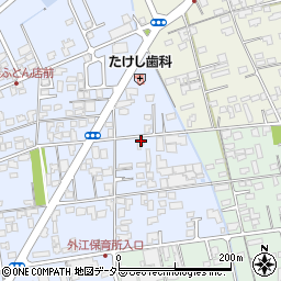 鳥取県境港市外江町1587周辺の地図