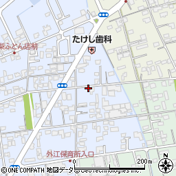 鳥取県境港市外江町1587-2周辺の地図