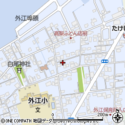 鳥取県境港市外江町1689-1周辺の地図